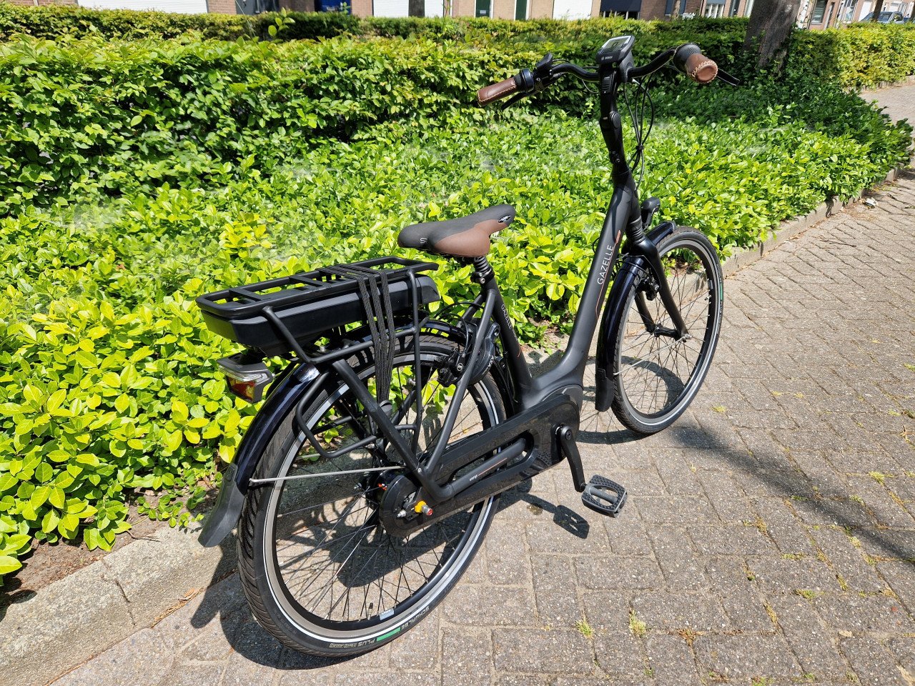 Zo goed als nieuwe Gazelle Orange elektrische mini fiets met Bosch motor