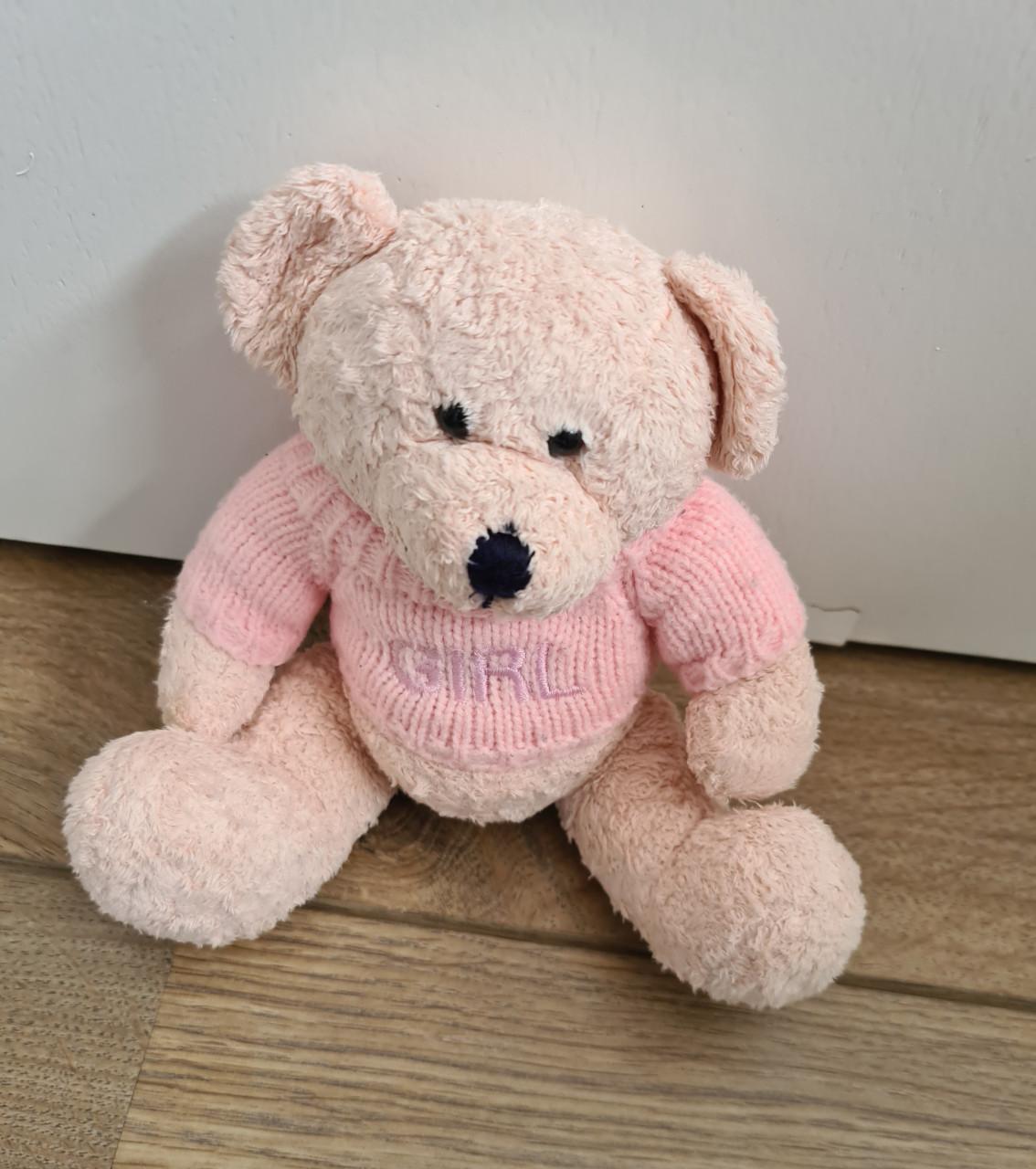 Zachte pluche teddybeer van het merk Dake en Zn. ong 18cm