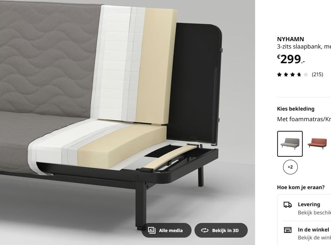 Slaapbank NYHAMN IKEA