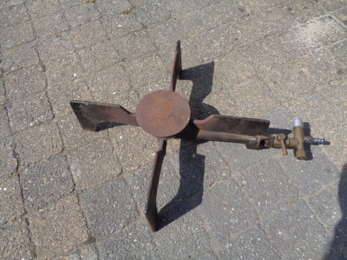 Gasbrander  butaan   en Camping gasfles.