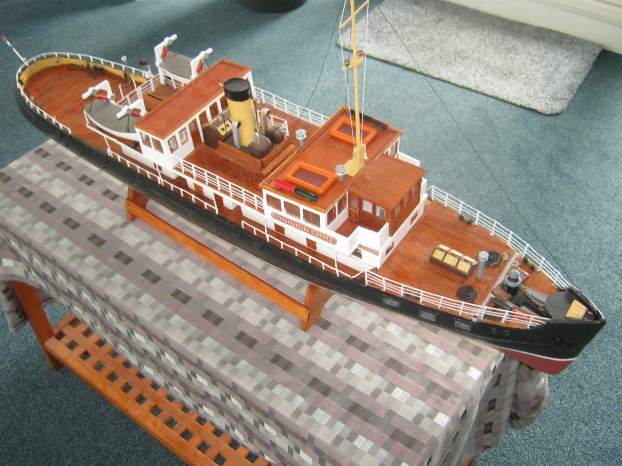Scheepsmodel KONINGIN EMMA.