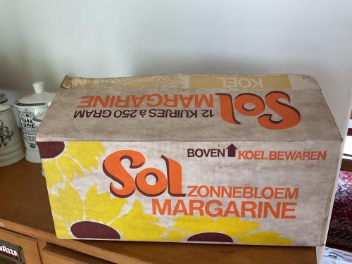 Vintage doos Sol margarine