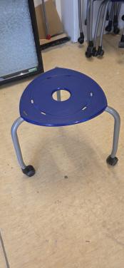 5 Krukken met wieltjes