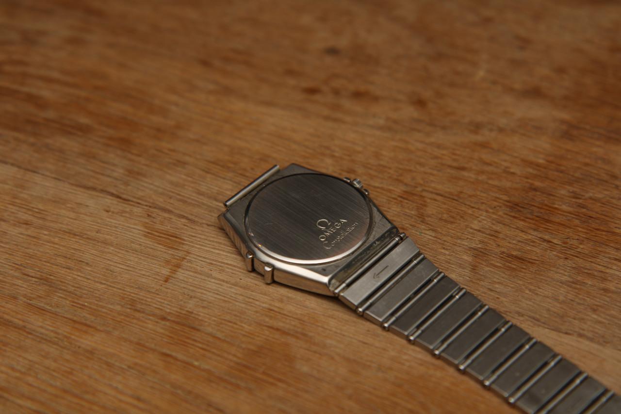 Vintage Omega Constelation (staal, zwarte wijzerplaat 32mm)