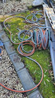 Extra dikke tuinslang op spoel