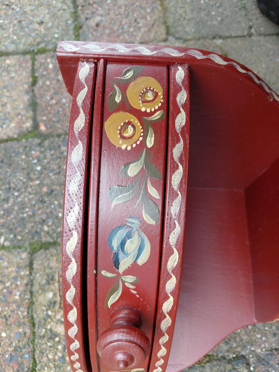 Hoek sierkastje. Hindelopen decor.