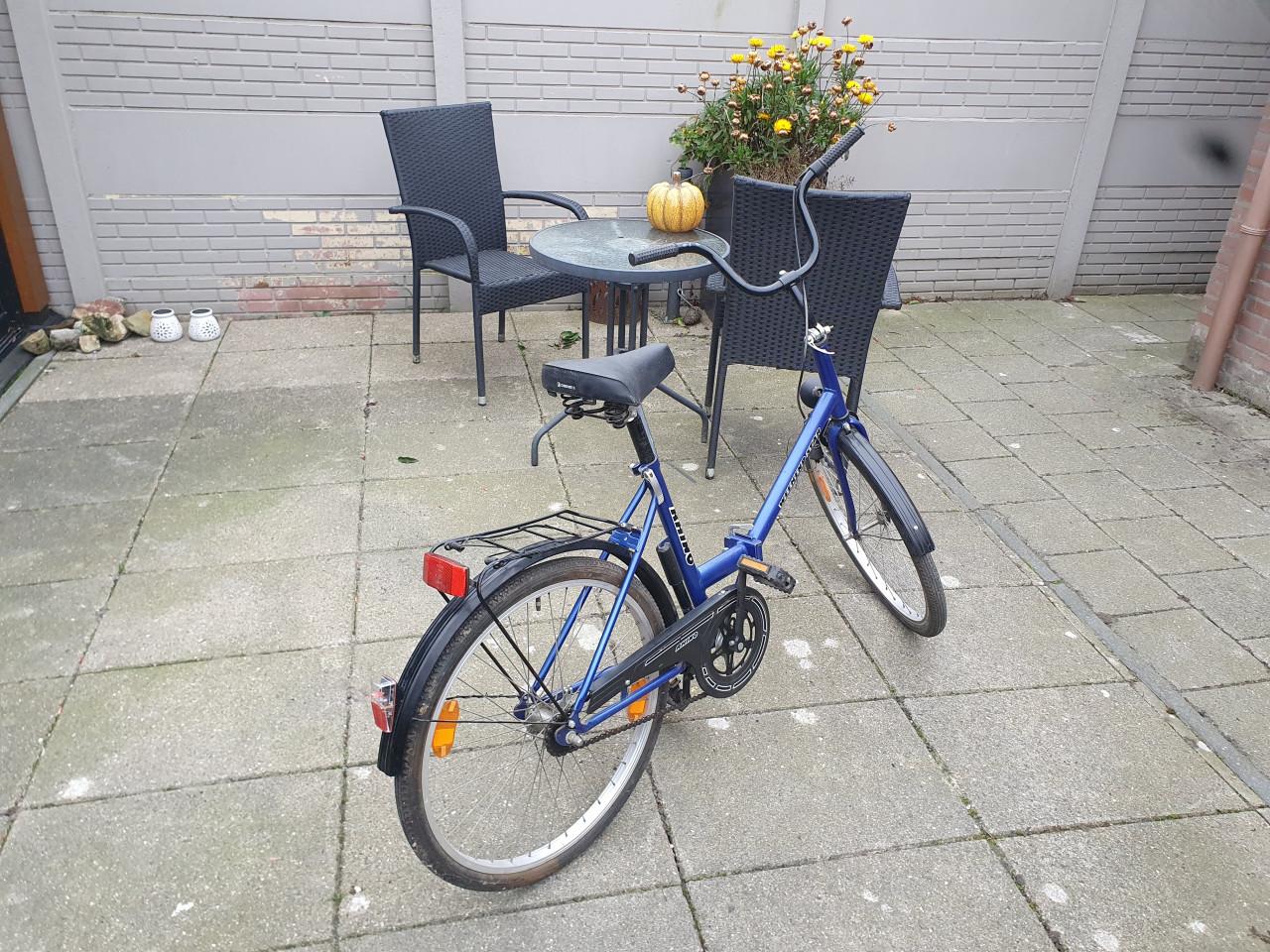 Keurige opvouwbare campingfiets voor op de boot of bij de vakantiewoning