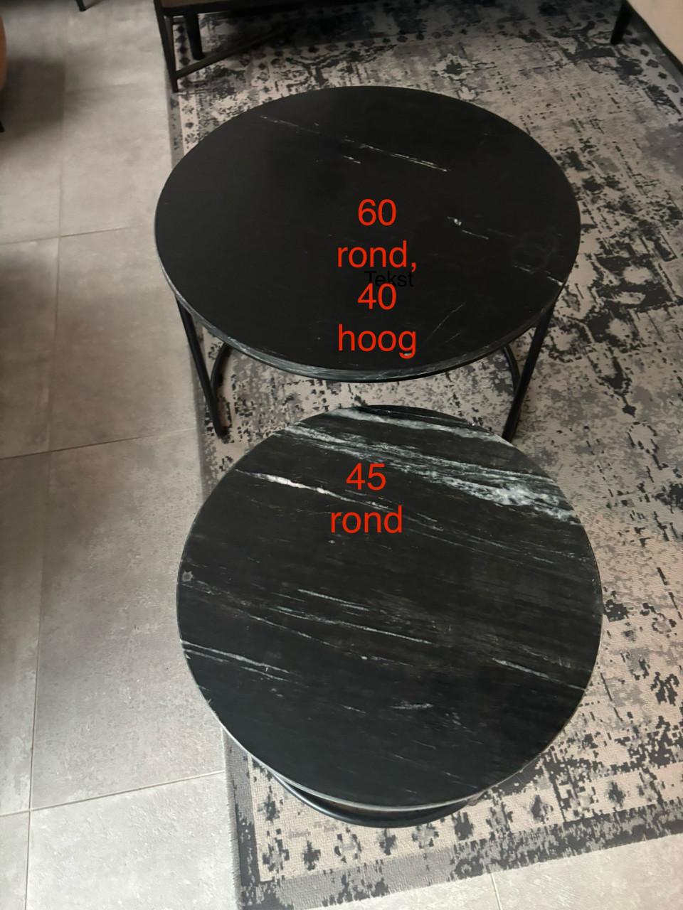 2 salon tafeltjes ,