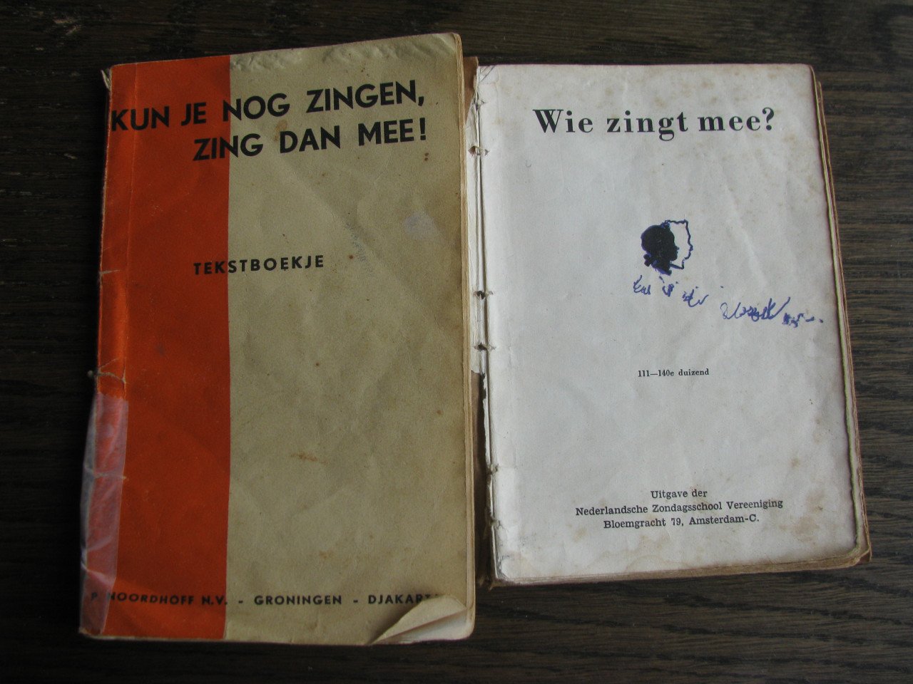 Zang boekjes.