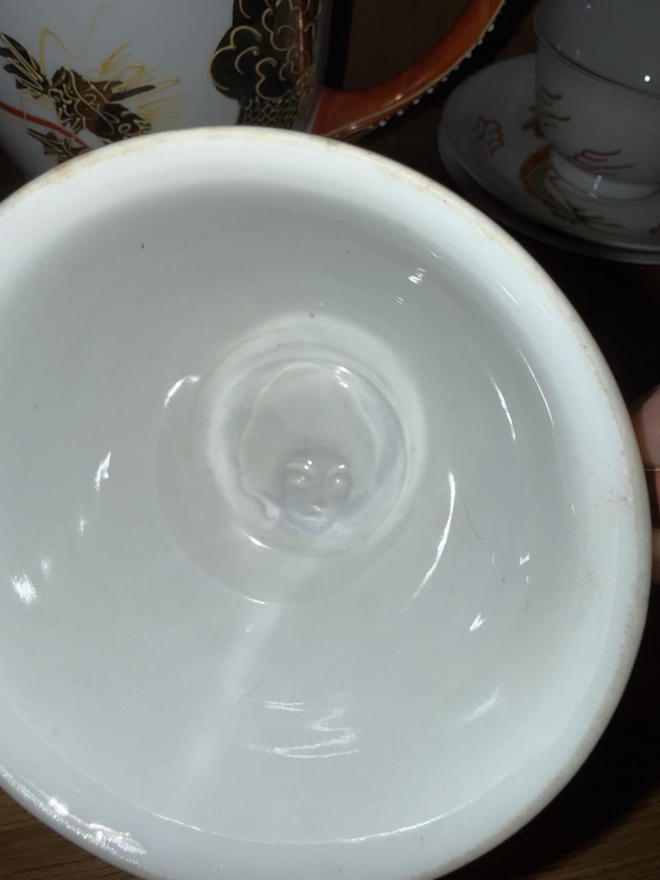Vintage Japans Dragonware Moriage theeservies