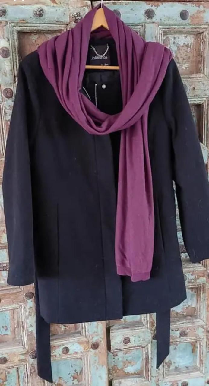 Nieuwe Zwarte dames duffelcoat mt xl JBL