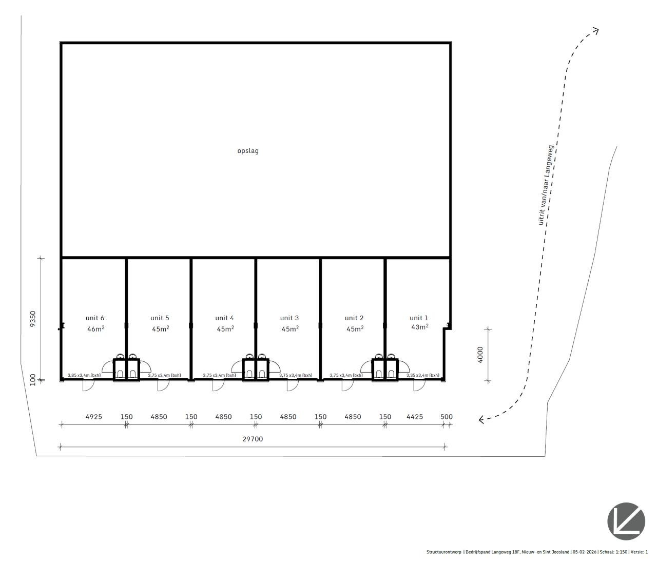 Te huur moderne nieuwbouwunits