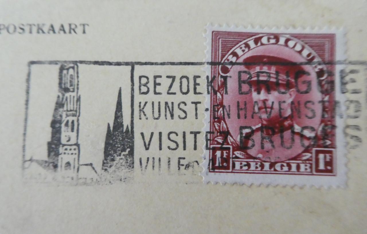 Firma Briefkaart, 1932, Brugge-Sluis, De Smedt groothandel metaalwaren