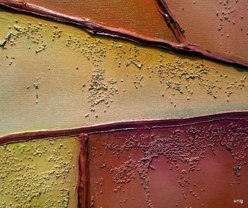 " Brics " Acrylschilderij op canvasdoek , afmeting 50 cm x 50 cm