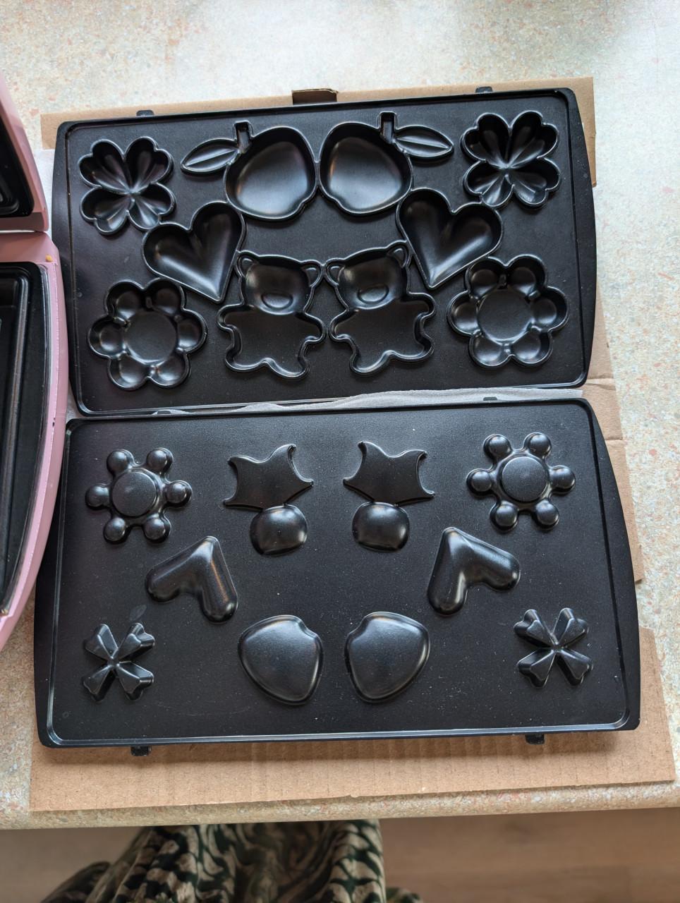 Wafel ijzer met extra platen