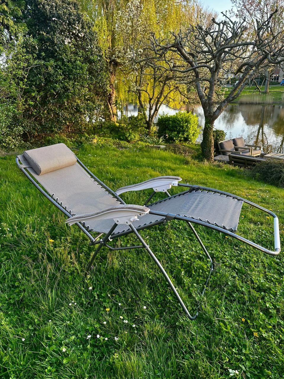 Tuinstoel relax, verstelbaar, merk Base Camp