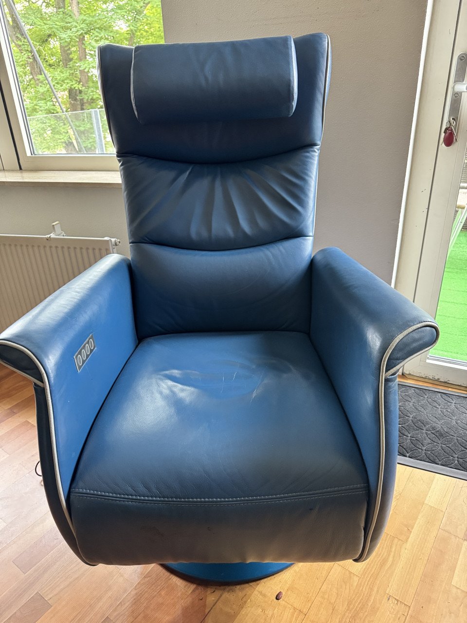Sta-op stoel Prominent blauw