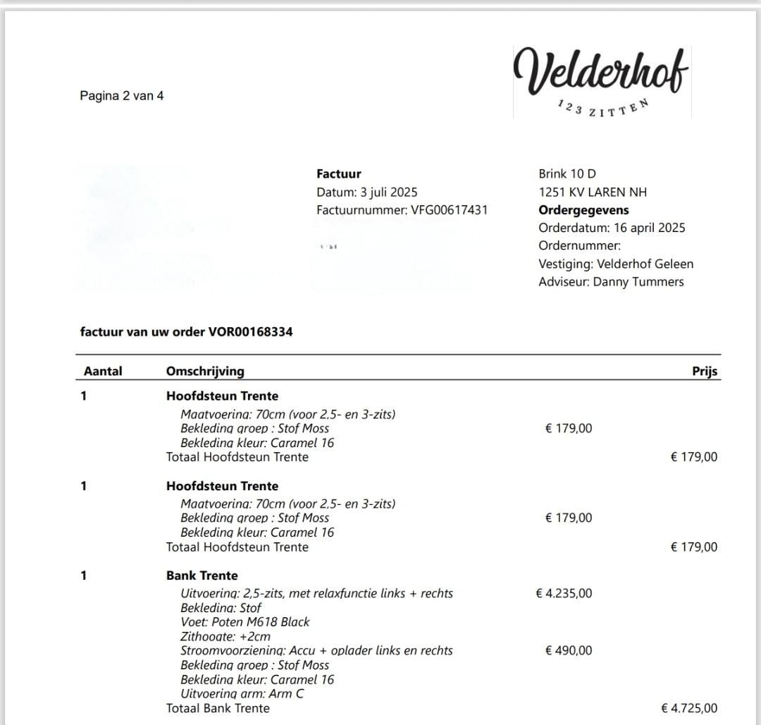 Bank met relaxfunctie