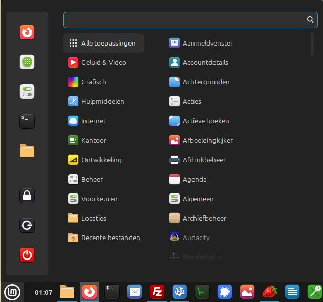 Stap over op Linux