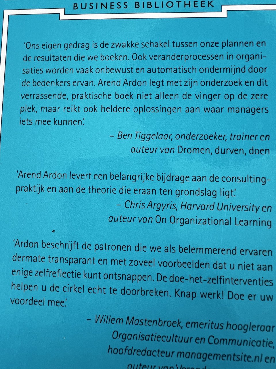 Kado voor je baas