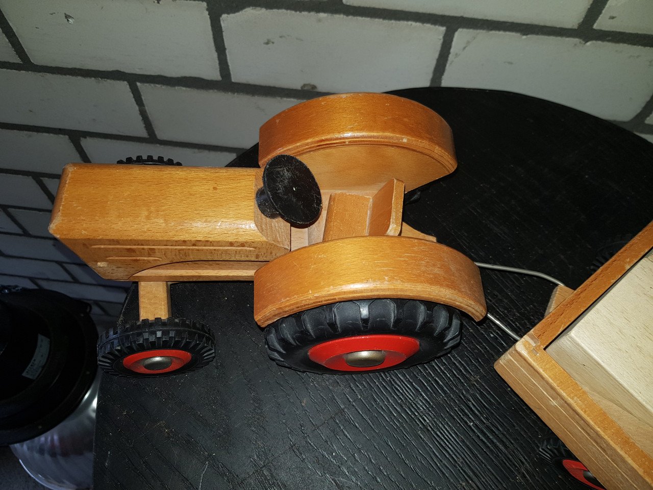 Houten tractor