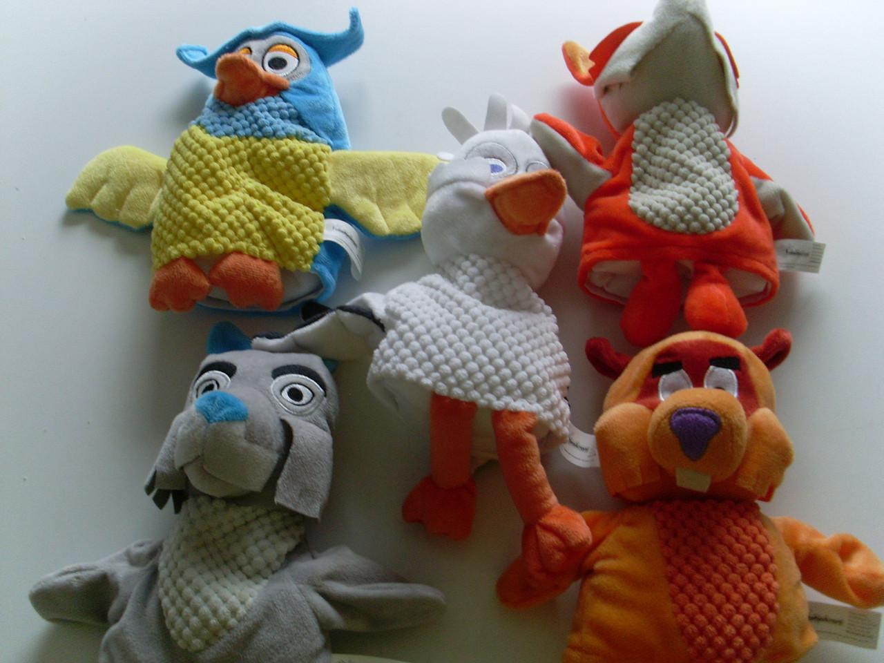 Fabeltjeskrant handpoppen in perfecte staat