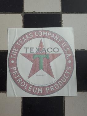 Texaco sticker