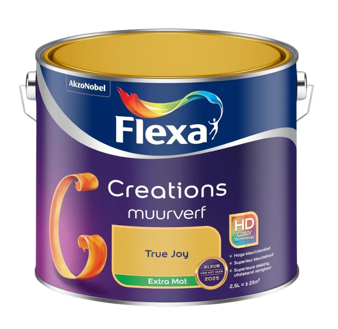 Muurverf True Joy Flexa Creation 2,5 liter NIEUW