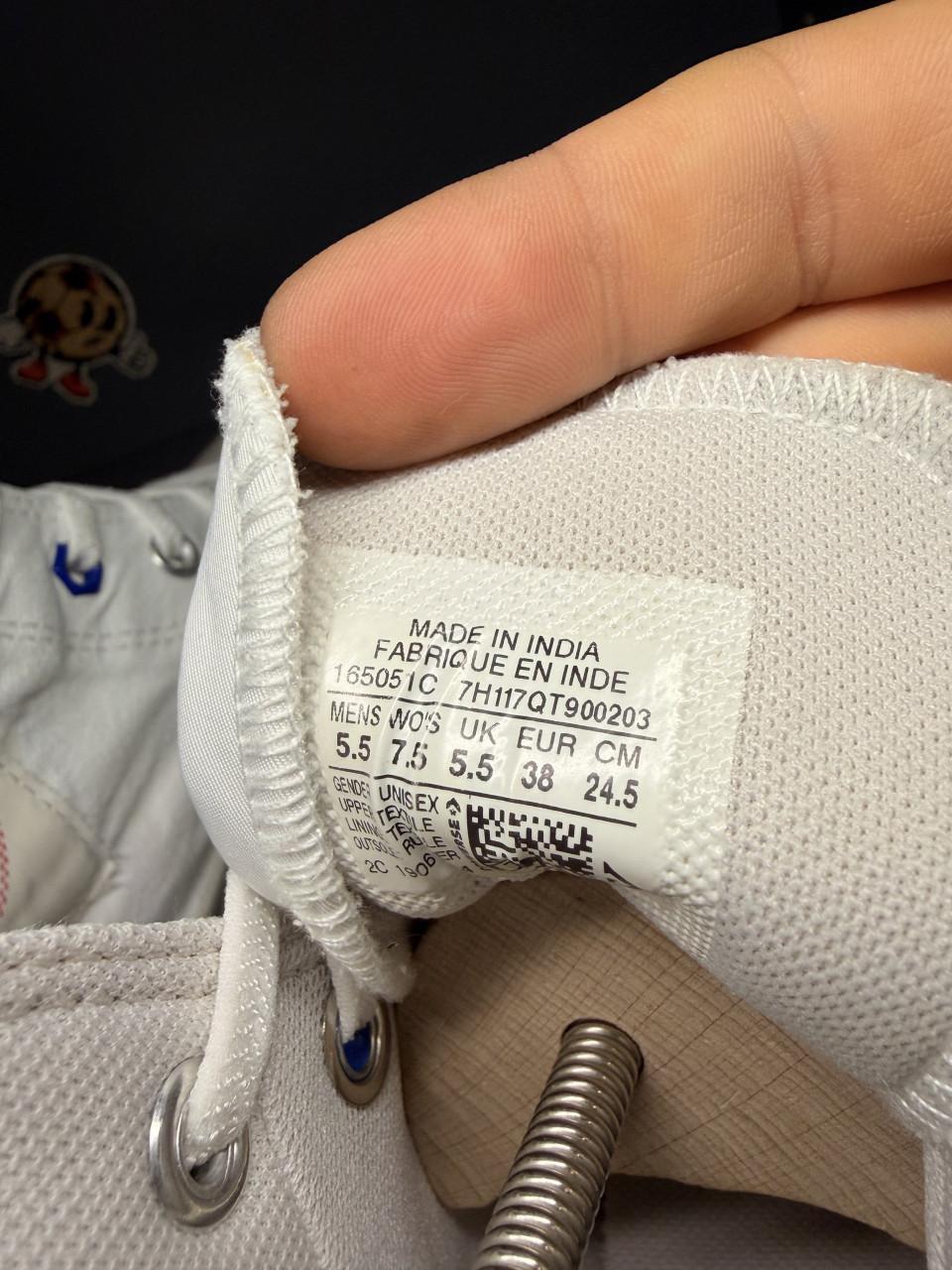 Converse wit maat 38