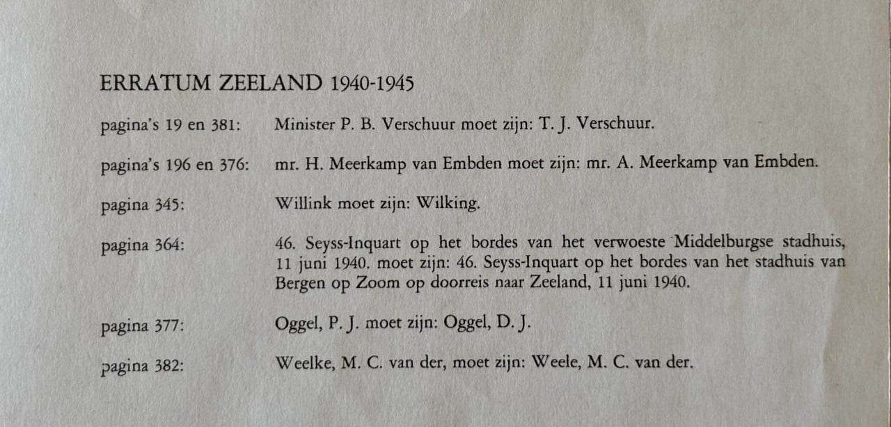 Zeeland 40-45 door Levien de Bree