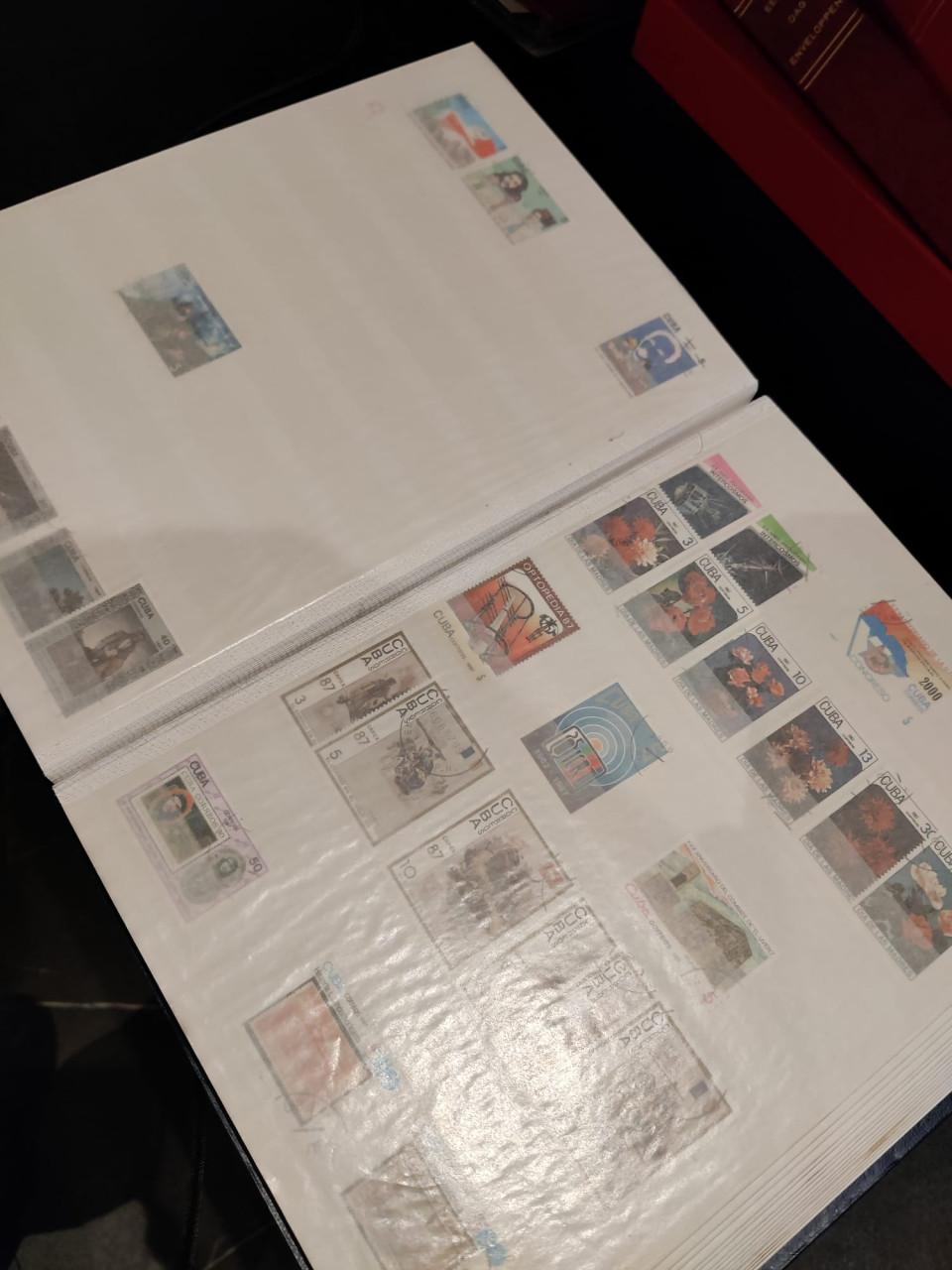 Verzameling Cuba in dik album