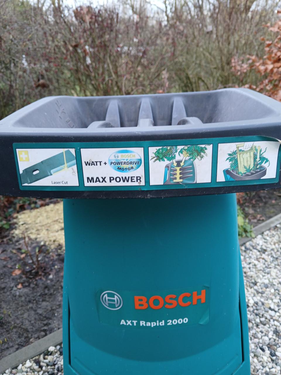 Bosch AXT Rapid 2000 tuinhakselaar