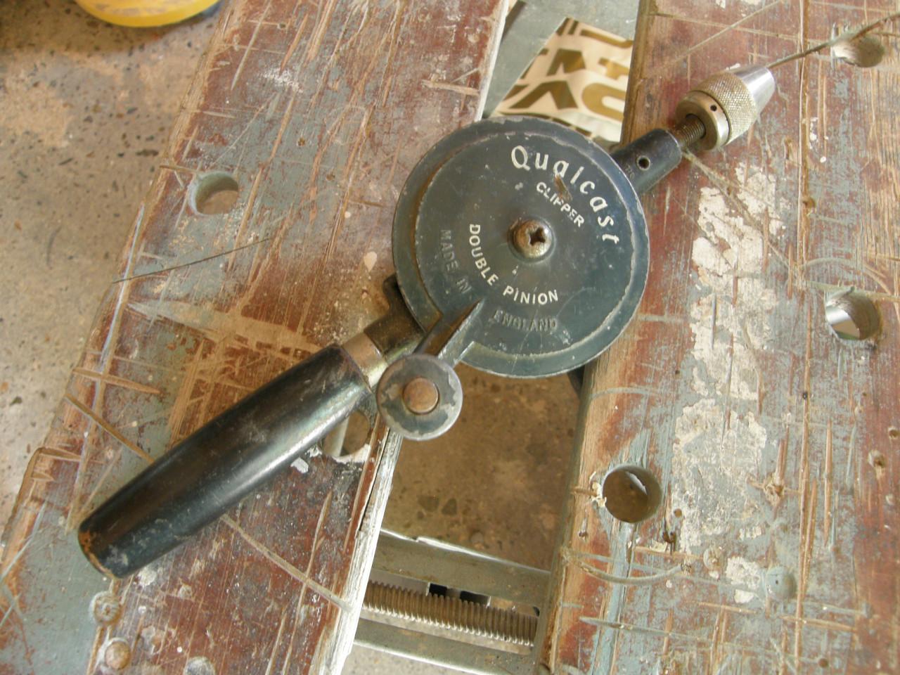 Hand boor antiek gereedschap