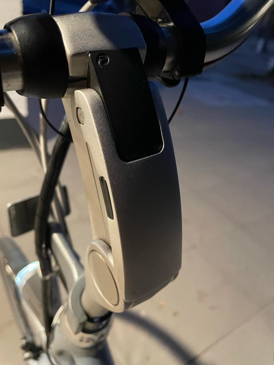 Elektrische damesfiets.