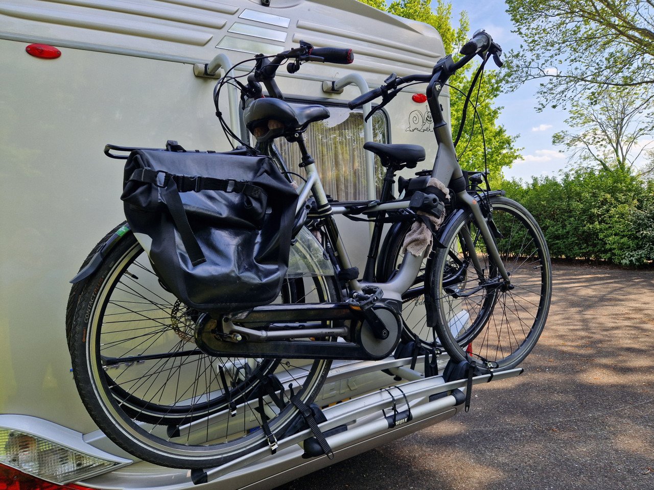 Fietsenrek voor camper