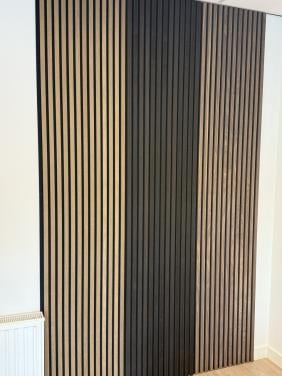 Silentlines akoestische wandpanelen hout 8 verschillende kleuren