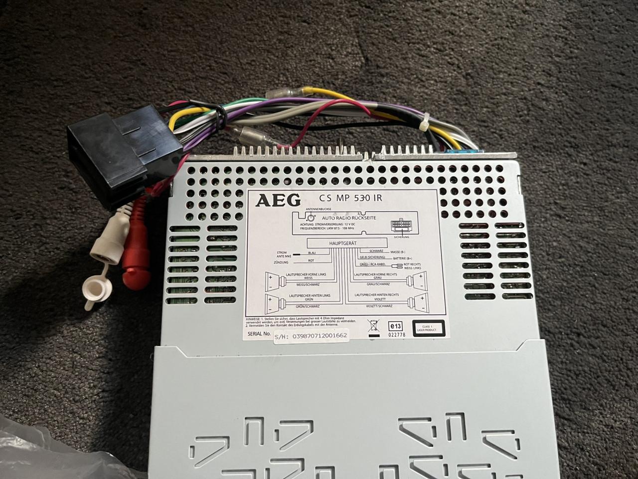 Autoradio AEG CS MP 530 IR