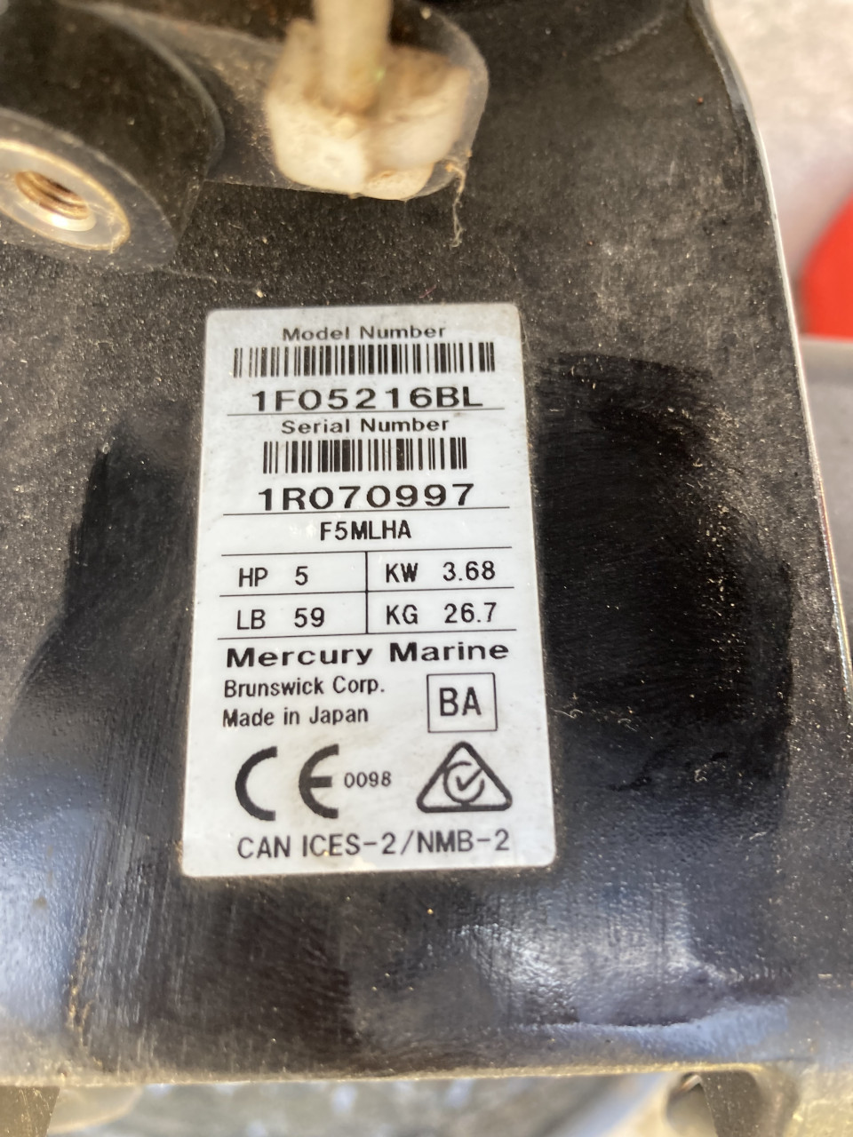Mercury 5pk langstaart sailpower