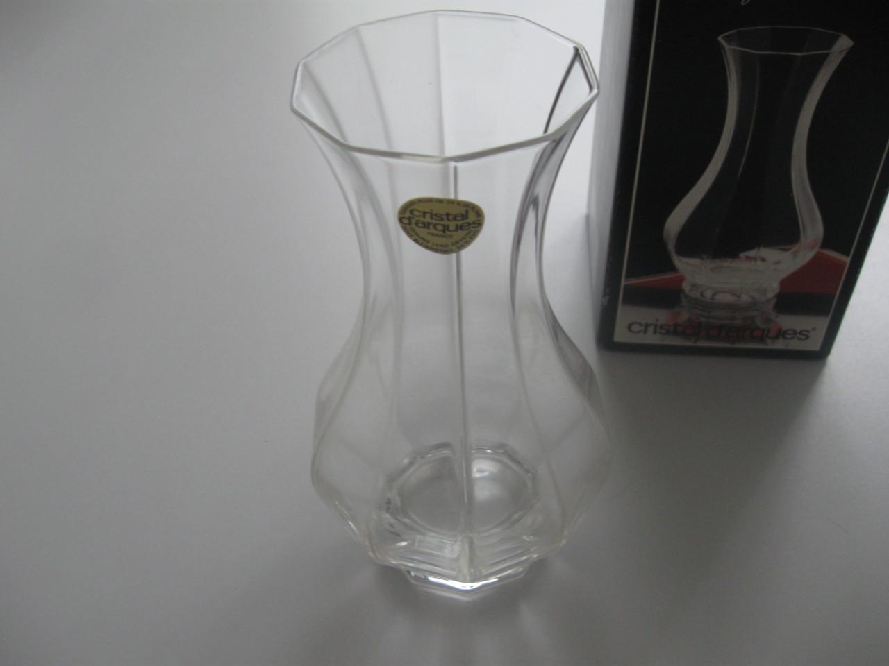 Cristal d Arques bloemenvaas