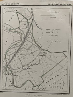 Topografische kaart Westdorpe