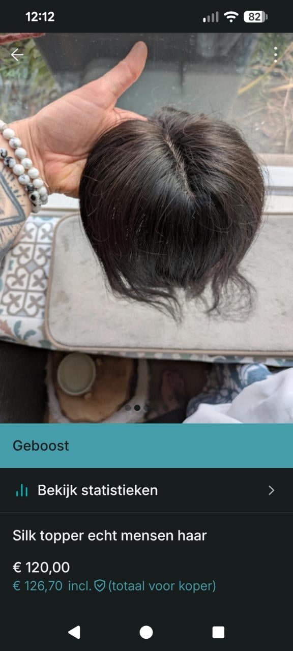 100% echt mensen haar topper