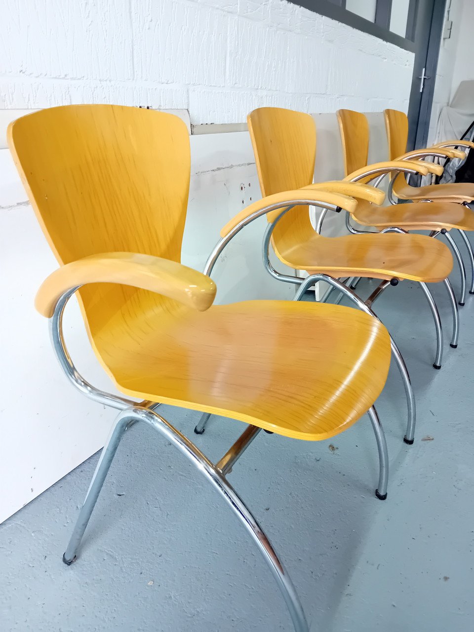 4 design stoelen, zgan