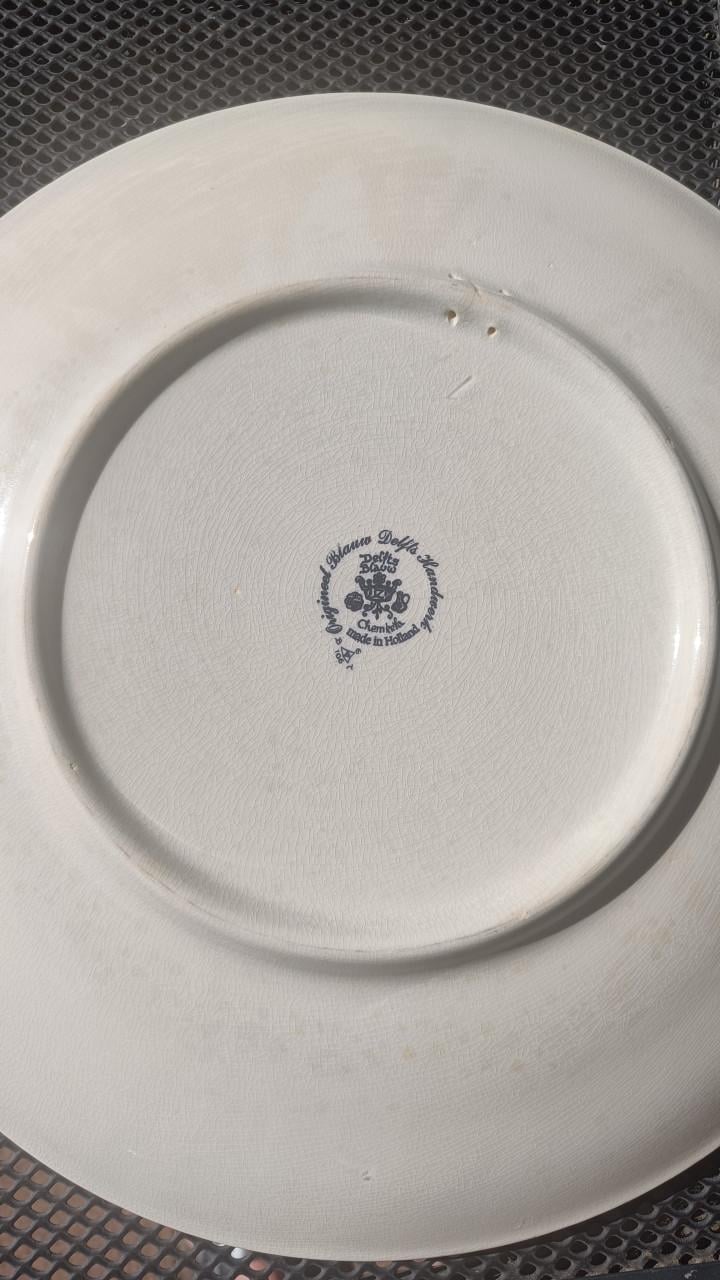 Delfts blauwe borden