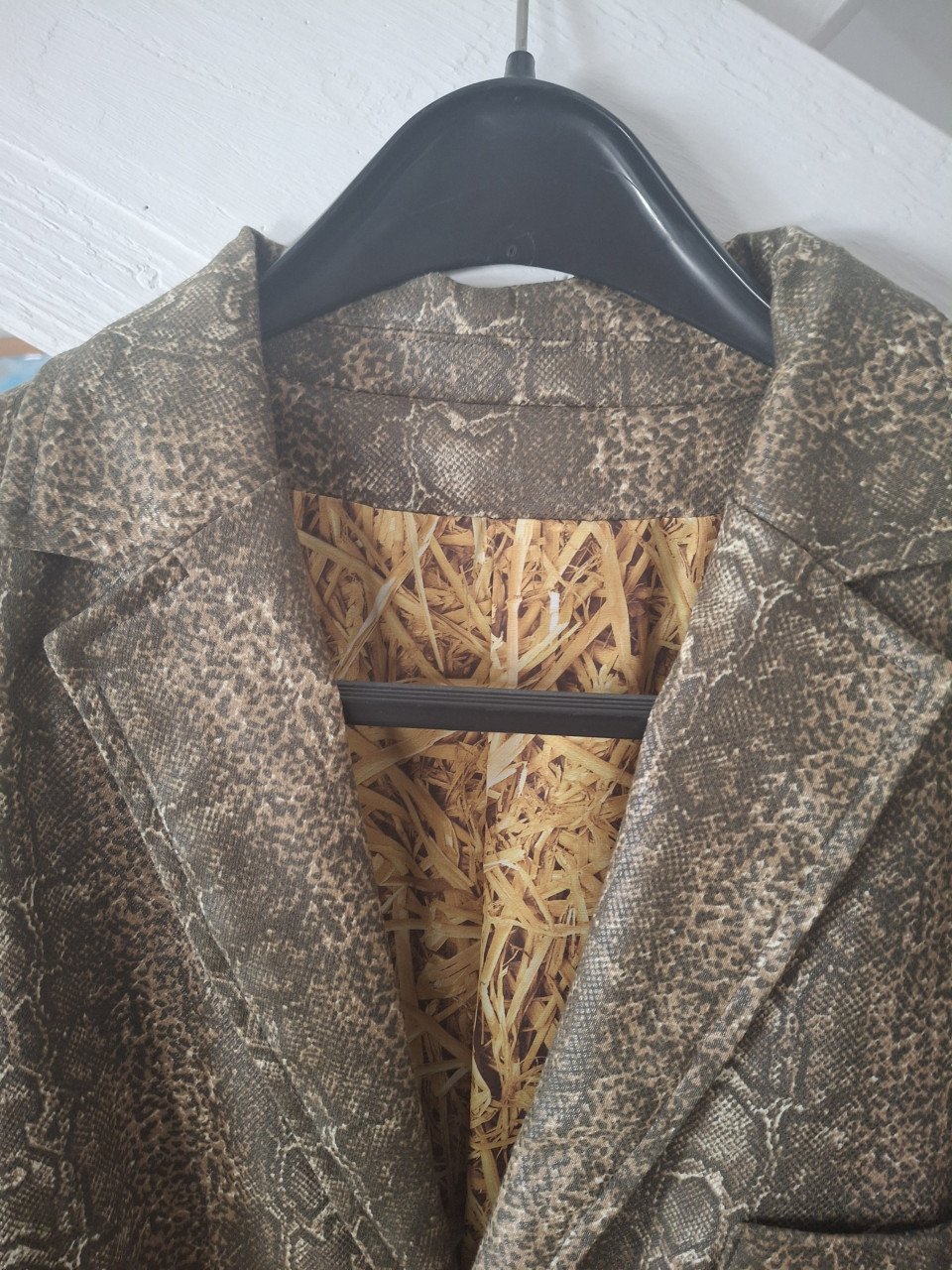 2 prachtige Colbert met gras motief+slang motief
