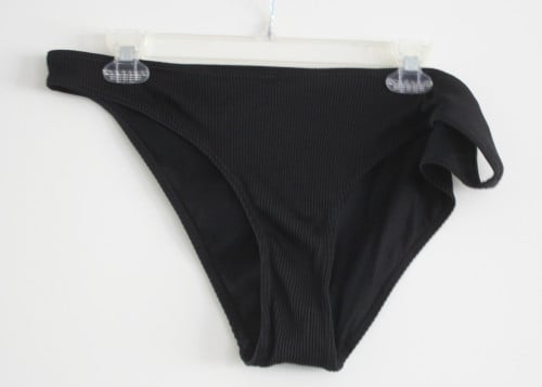 Zwart bikini broekje maat 48
