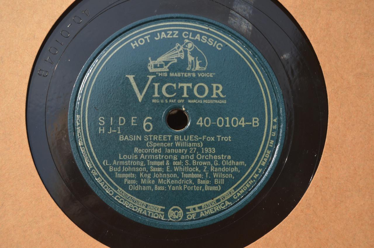 4 x Louis Armstrong 78 rpm opnames uit 1932 / 1933