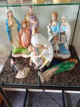 Beelden religieus 5 stuks prijs voor samen