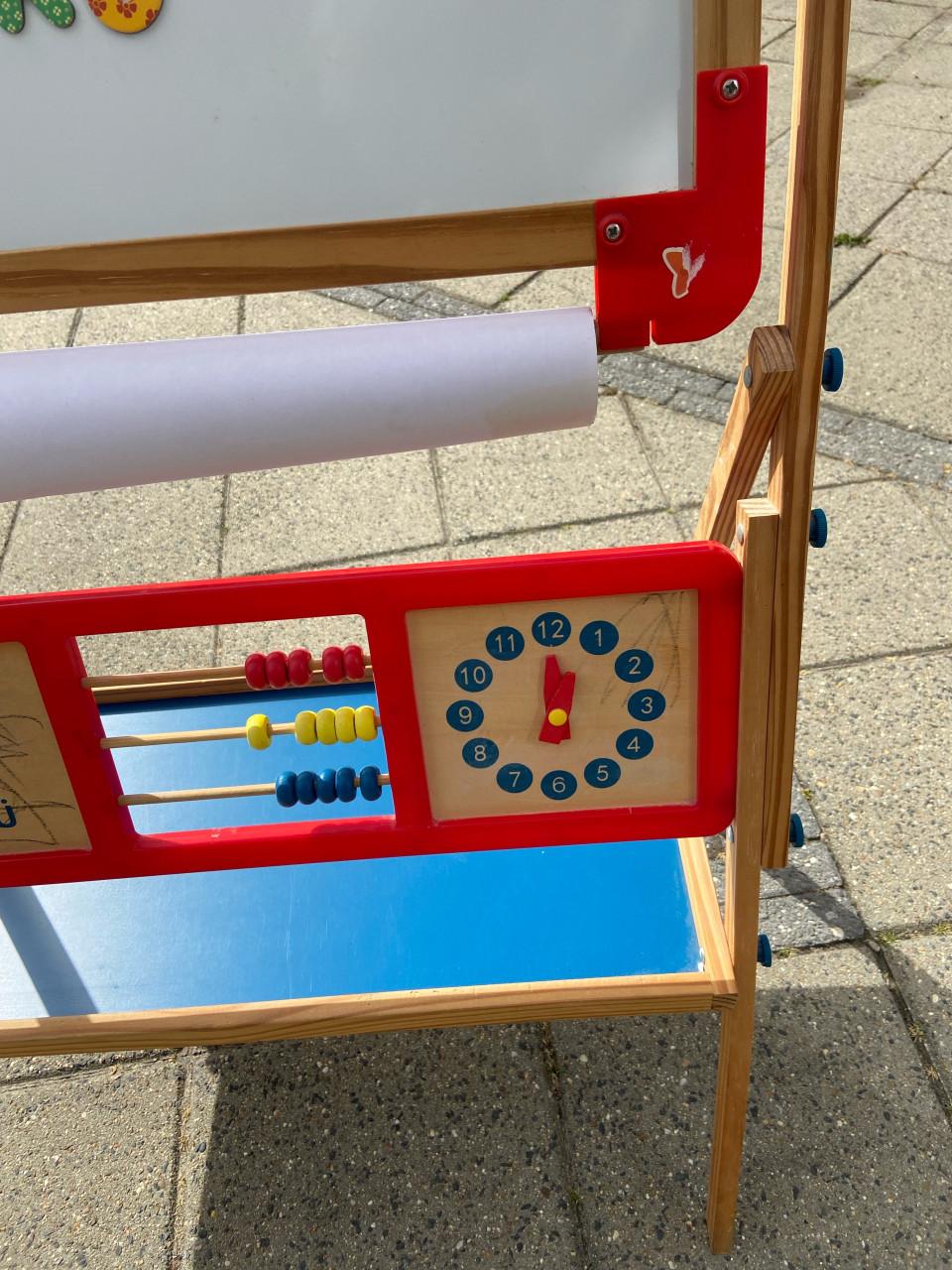 Krijt en magneet tekenbord