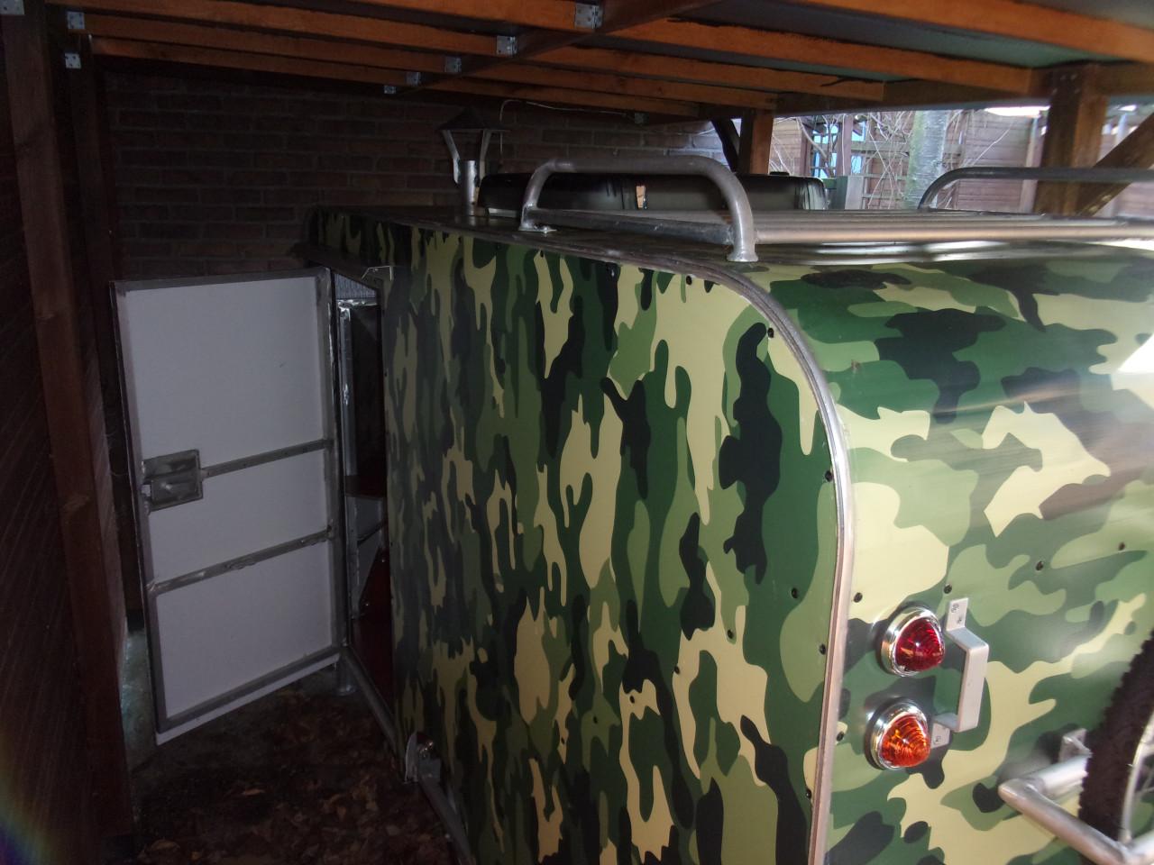 Fietscaravan met aluminium frame