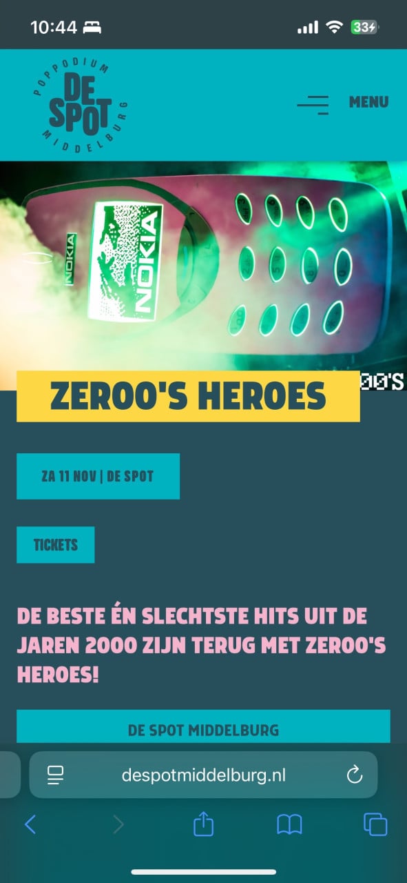 De spot zero’s kaartje